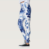 青い花 レギンス (左)