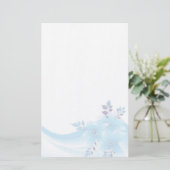 青い花 便箋 (スタンド正面)
