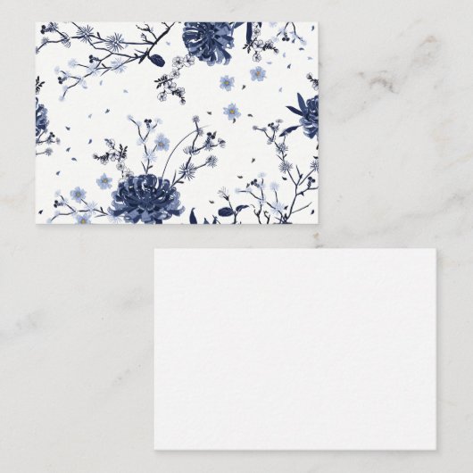 青い花 割引カード (正面/裏面)