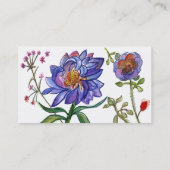 青い花 名刺 (裏面)