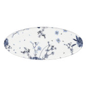 青い花 名札 (正面)