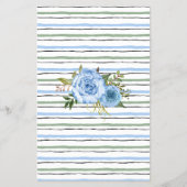 青い花 彼が言った 彼女が言った シャワーゲーム カード (裏面)