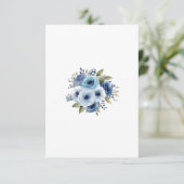 青い花 招待状 (スタンド正面)