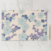 青い花，紫の花，花柄 ペーパーパッド (インサイチュ)