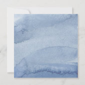 青い花 | 結婚s 招待状 (裏面)