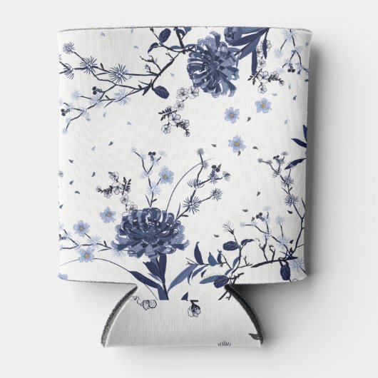 青い花 缶クーラー (正面)