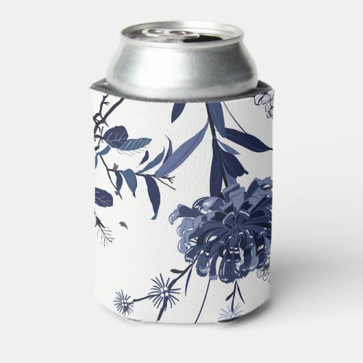 青い花 缶クーラー (缶裏面)