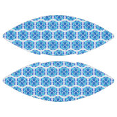 青い花、花の模様、花の模様 アメリカンフットボール (パネル)