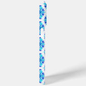 青い花、花の模様、花の模様 Case-Mate iPhoneケース (裏面 / 右)