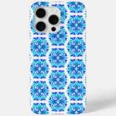 青い花、花柄、フラワーパターン Case-Mate iPhoneケース (裏面)