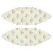 青い花，赤い花，花のパターン アメリカンフットボール (パネル)