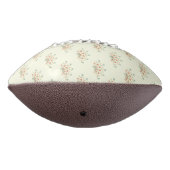 青い花，赤い花，花のパターン アメリカンフットボール (回転270)