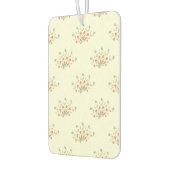 青い花，赤い花，花のパターン カーエアーフレッシュナー (左)