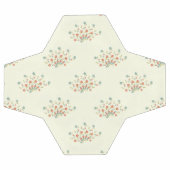 青い花，赤い花，花のパターン サッカーボール (フラット)