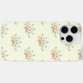 青い花，赤い花，花のパターン Case-Mate iPhoneケース (裏面 (横))