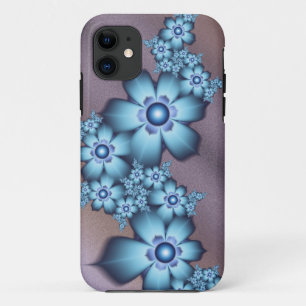 青い花 iPhone 11 ケース
