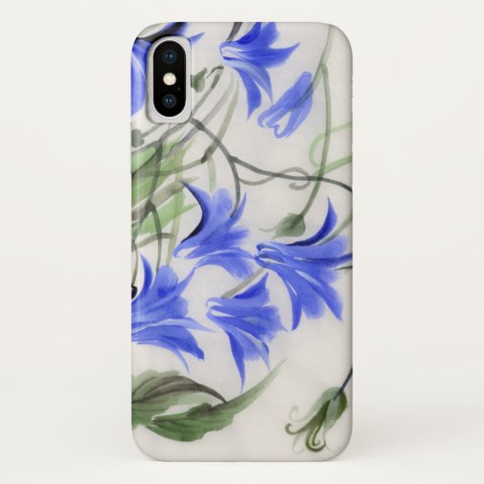 青い花 Case-Mate iPhoneケース (裏面)