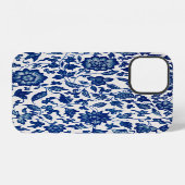 青い花 iPhoneケース (裏面横)