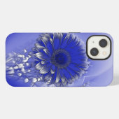 青い花 iPhoneケース (裏面横)