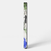 青い花 iPhoneケース (左側面)