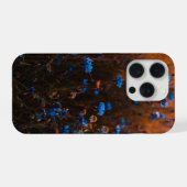 青い花 iPhoneケース (裏面横)