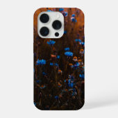 青い花 iPhoneケース (裏面)