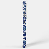 青い花 SAMSUNG GALAXYケース (右側面)