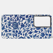 青い花 SAMSUNG GALAXYケース (左側面)