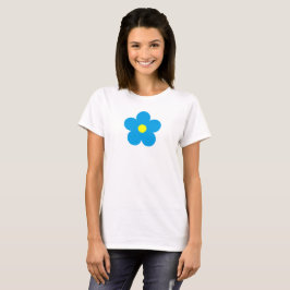 青い花 Tシャツ