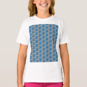 青い花 Tシャツ (正面)