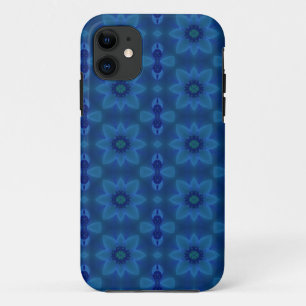 青い花Iphoneケース iPhone 11 ケース