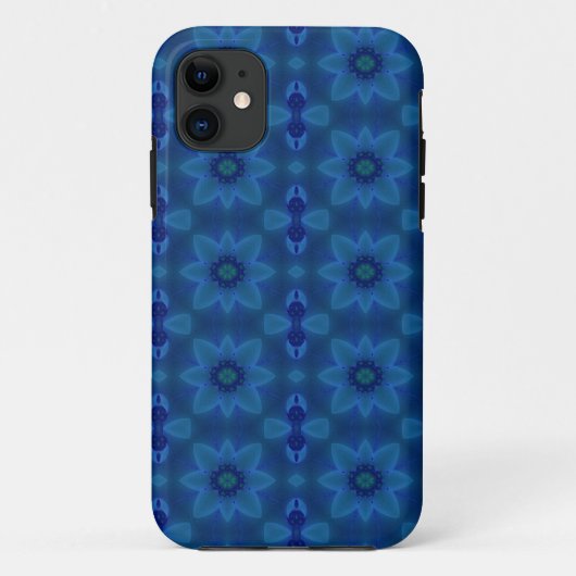 青い花Iphoneケース Case-Mate iPhoneケース (裏面)
