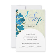 青い芸術的水色の野花