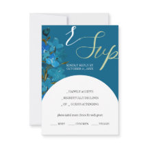 青い芸術的水色の野花