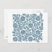 青い茂み ポストカード (正面/裏面)