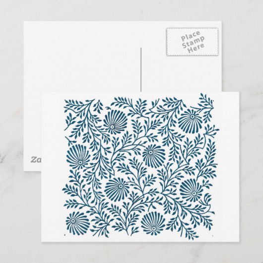 青い茂み ポストカード (正面/裏面)