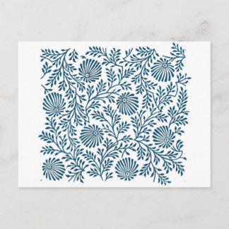青い茂み ポストカード