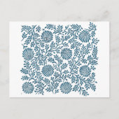 青い茂み ポストカード (正面)