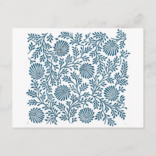 青い茂み ポストカード (正面)