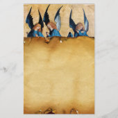 青い茶色の羊飼い 便箋 (正面)