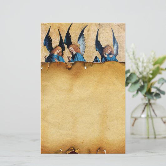 青い茶色の羊飼い 便箋 (スタンド正面)