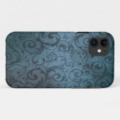 青い華麗さ Case-Mate iPhoneケース (裏面(横))