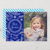 青い葉ハヌカー写真カード シーズンカード (正面/裏面)