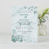 青い葉蝶フローラ結婚ズ 招待状 (スタンド正面)