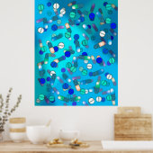 青い薬 ポスター (キッチン)