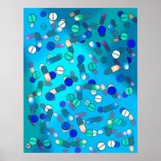 青い薬 ポスター (正面)