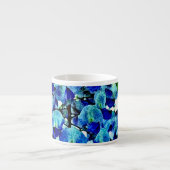 青い藤 エスプレッソカップ (正面)