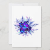 青い蘭のウェディングパッケージ 招待状 (裏面)