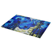 青い蘭 カッティングボード (角)