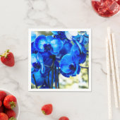 青い蘭 スタンダードカクテルナプキン (インサイチュ)